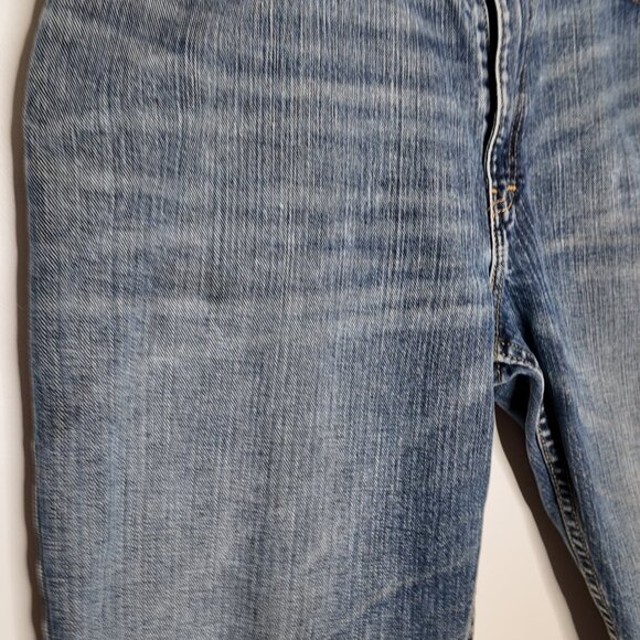 Route 66 cut off raw hem Bermuda denim shorts size 36 - Picture 7 of 10